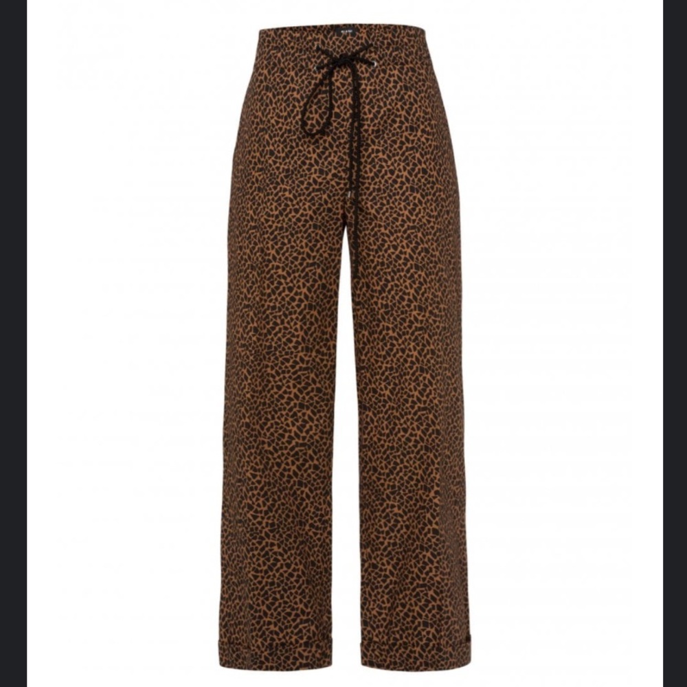 RIANI Animal Print Giraffe Spot Wide Leg Pant 44